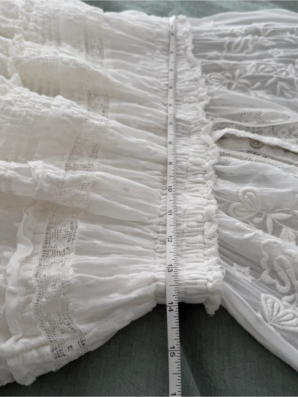 LoveShackFancy white Quincy dress Medium - Picture 5 of 7